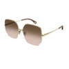 Chloé zonnebril CH0092S - 005 - Gold - Optiek Lammerant