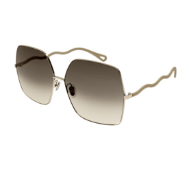 Chloé zonnebril CH0054S - 002 - Gold & beige - Optiek Lammerant