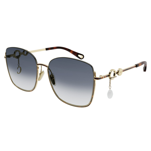 Chloé zonnebril CH0070SK - 001 - Gold & havana - Optiek Lammerant