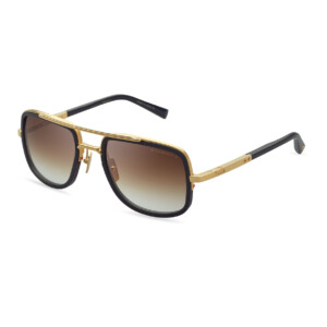 DITA zonnebril Mach-S 01 - Matte black & gold - Optiek Lammerant