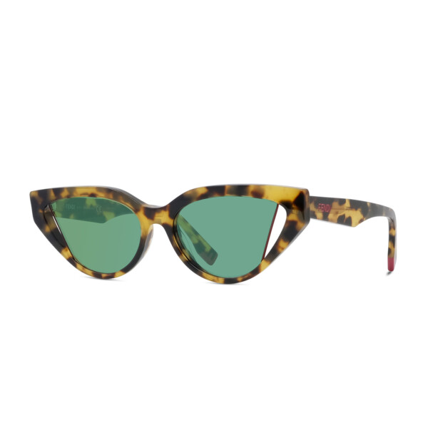 Fendi zonnebril FE40009I -55Q - Tortoise - optiek Lammerant