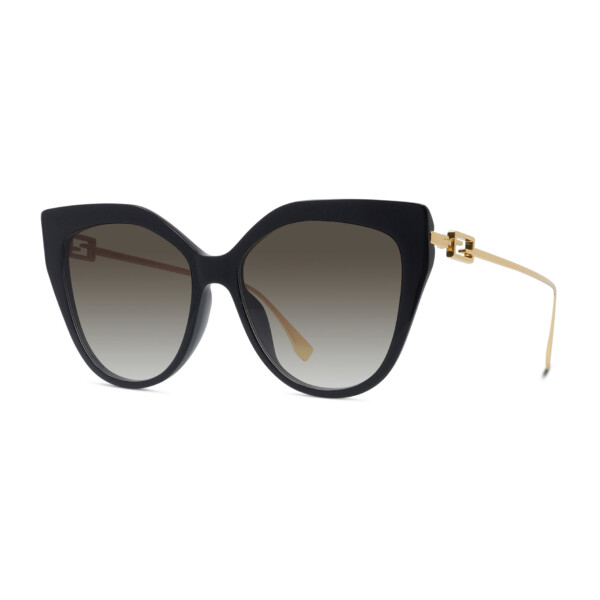 Fendi zonnebril FE40011U - 01F - Black - optiek Lammerant