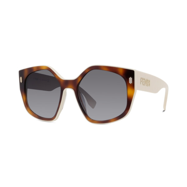 Fendi zonnebril FE40017I - 53B - Blonde havana - optiek Lammerant