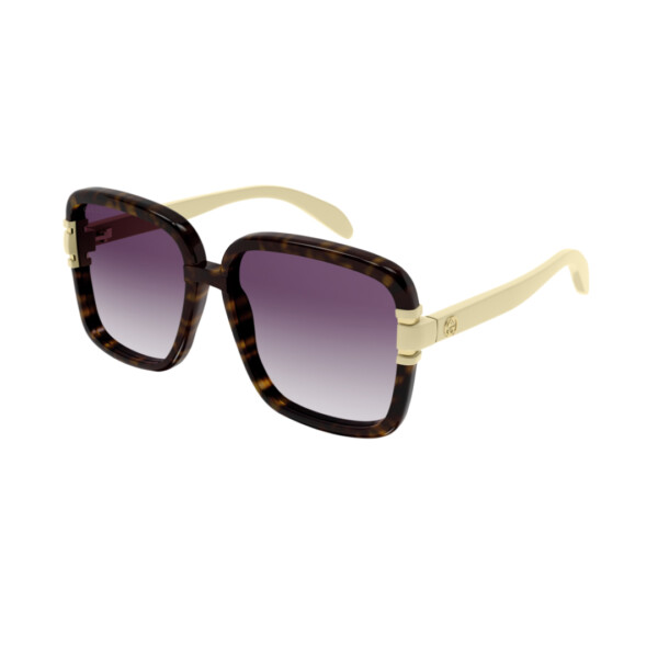 Gucci zonnebril GG1066S - 004 - Ivory & havana - optiek Lammerant