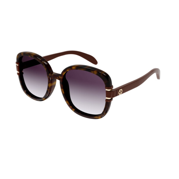 Gucci zonnebril GG1068SA - 004 - Havana & burgundy - Lammerant