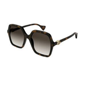 Gucci zonnebril GG1072S - 002 - Dark havana - optiek Lammerant
