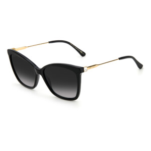 Jimmy Choo zonnebril Maci - 8079O - Black & gold - optiek Lammerant