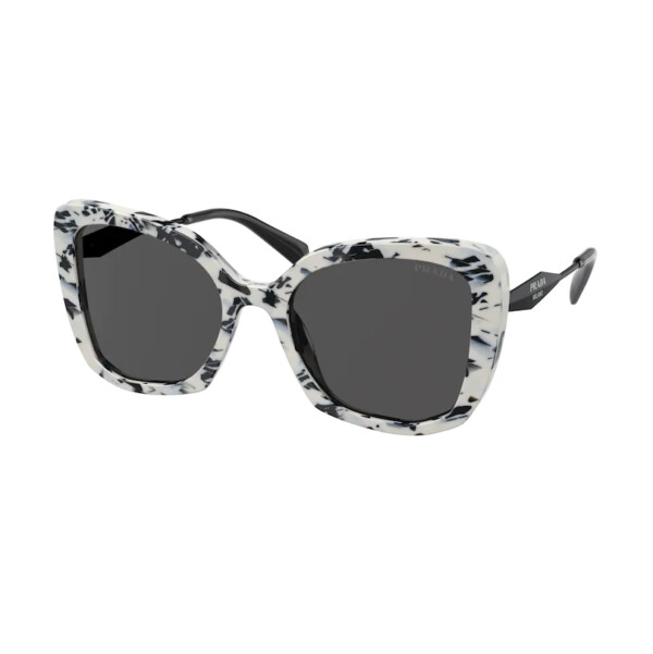 Prada zonnebril SPR03Y - 02Y5S0 - Black & white - Optiek Lammerant