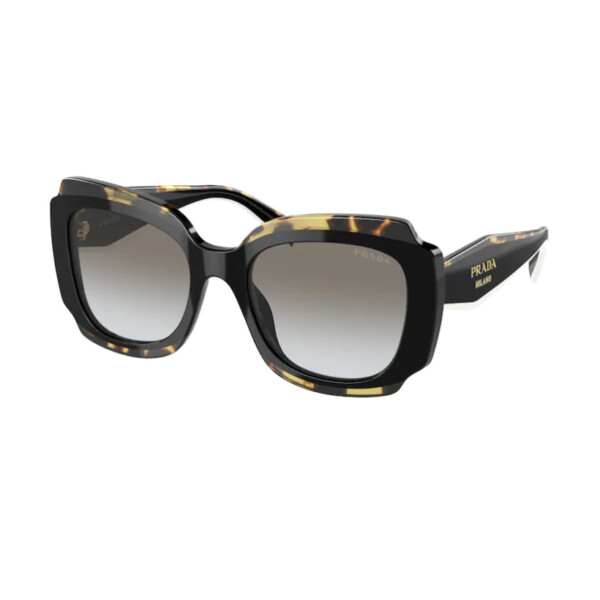Prada zonnebril SPR16Y - 01M0A7- Black & havana - optiek Lammerant