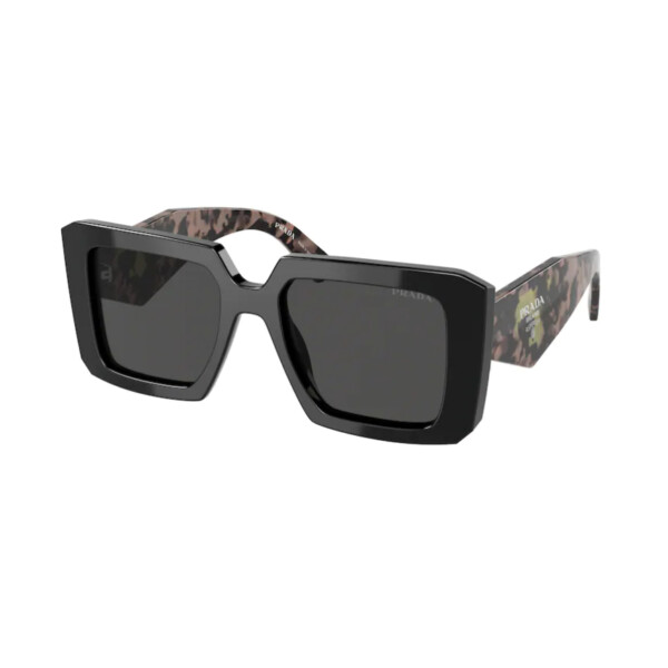 Prada zonnebril SPR23Y - 1AB5S0 - Black & tortoise - optiek Lammerant