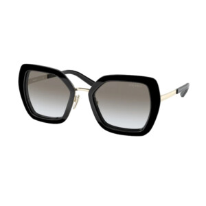Prada zonnebril SPR53Y - AAV0A7 - Black & gold - Optiek Lammerant