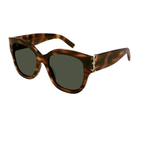 Saint Laurent zonnebril SLM95F - 003 - Havana - optiek Lammerant