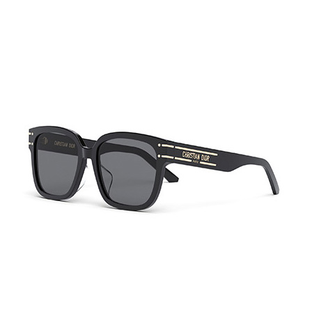 Dior zonnebril DiorSignature S7F - 01A - Black - optiek Lammerant