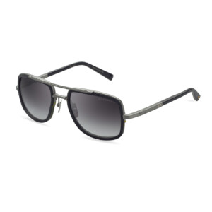 DITA zonnebril Mach-S - 02 - Matte black & silver - Optiek Lammerant
