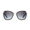 Chanel zonnebril 4277B- 395/S6 - Black & gold - optiek Lammerant