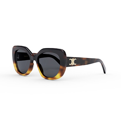 Accessoires Zonnebrillen & Eyewear Zonnebrillen goede staat met nieuwe vervangende lenzen CELINE SC 1016 Designer zwarte zonnebril gemaakt in Italië voor mannen en vrouwen 