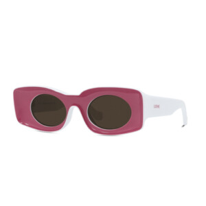 Loewe zonnebril LW40033I - 72E - Pink & white - optiek Lammerant