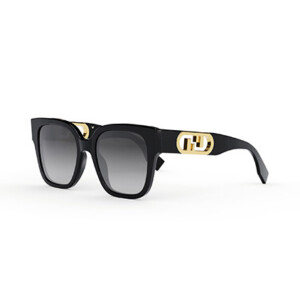 Fendi zonnebril FE40063I - 01B - Black & gold - optiek Lammerant