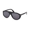 Tom Ford zonnebril 1001 Rex - 01A - Shiny black - optiek Lammerant