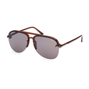 Tom Ford zonnebril 1004 Terry - 45A - Shiny light brown - optiek Lammerant