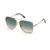 Tom Ford zonnebril 838 Reggie - 28W - Shiny rose gold - optiek Lammerant