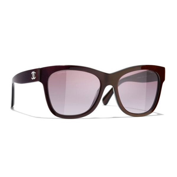 Chanel zonnebril 5380 - 1705S1 - Iridizing red - optiek Lammerant