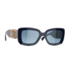 Chanel zonnebril 5473Q - 1462/S2 - Navy - optiek Lammerant