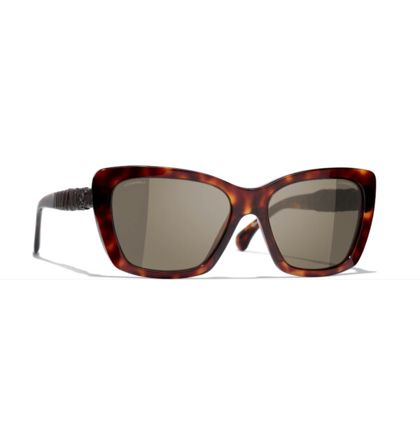 Chanel zonnebril 5457QB - 714/3 - Donker havana - optiek Lammerant