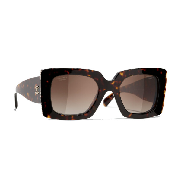 Chanel zonnebril 5480H - 714S9 - Dark havana - optiek Lammerant