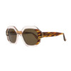 Emmanuelle Khanh 7010 - 191 - Crystal color with brown accents - MySunglassBoutique by Lammerant