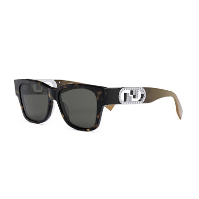 Fendi zonnebril FE40081I - 52A - Dark havana - optiek Lammerant