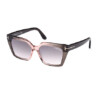 Tom Ford zonnebril 1030 Winona - 20G - Grey & pink - optiek Lammerant