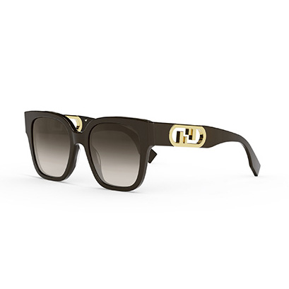 Fendi zonnebril FE40063I - 50F - Chocolate brown - optiek Lammerant