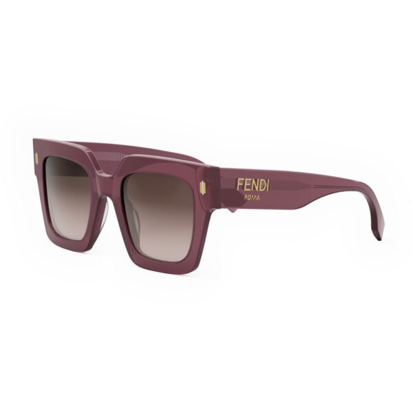 Fendi zonnebril FE40101I - Transparent purple - optiek Lammerant