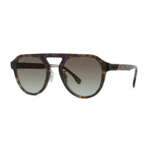 Fendi zonnebril FE40003U - Dark havana - optiek Lammerant