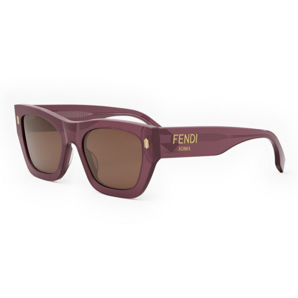 Fendi zonnebril FE40100I - Transparent purple - optiek Lammerant