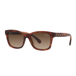 Chanel 5484 zonnebril - Dark tortoise - optiek Lammerant
