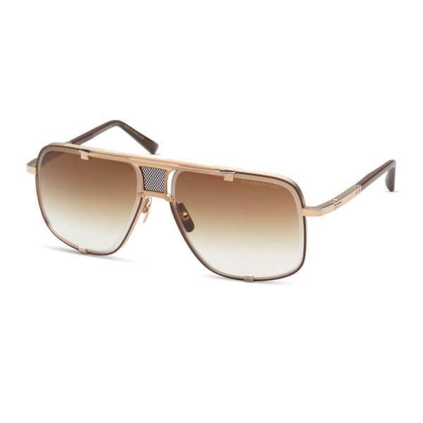 DITA Mach Five zonnebril - Gold & brown - optiek Lammerant