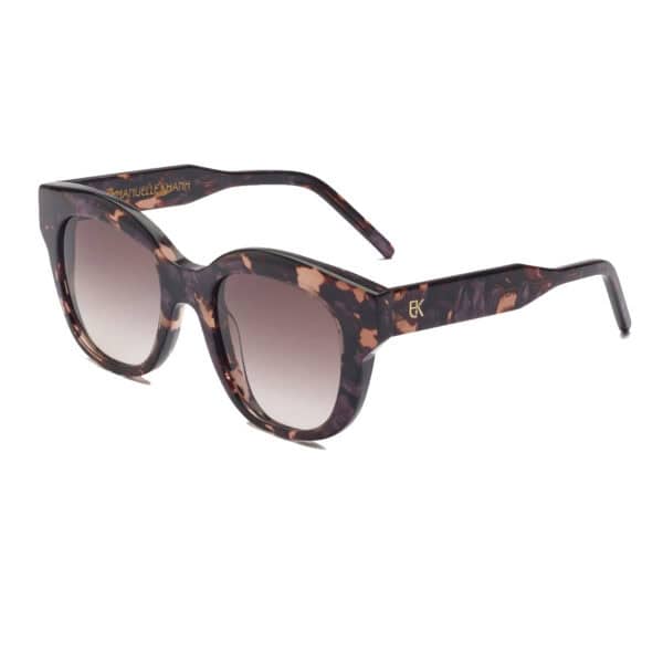Emmanuelle Khanh Ziggy zonnebril - Pink tortoise - Optiek Lammerant