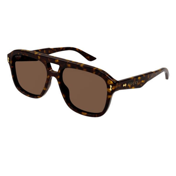 Gucci GG1263S zonnebril - Havana - optiek Lammerant