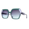 Caroline Abram Horya zonnebril - Green & purple - optiek Lammerant