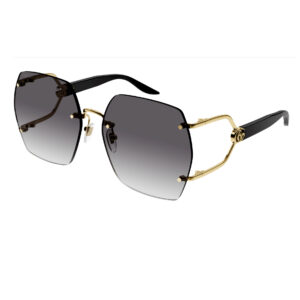 Gucci GG1562S zonnebril - Black & gold - optiek Lammerant