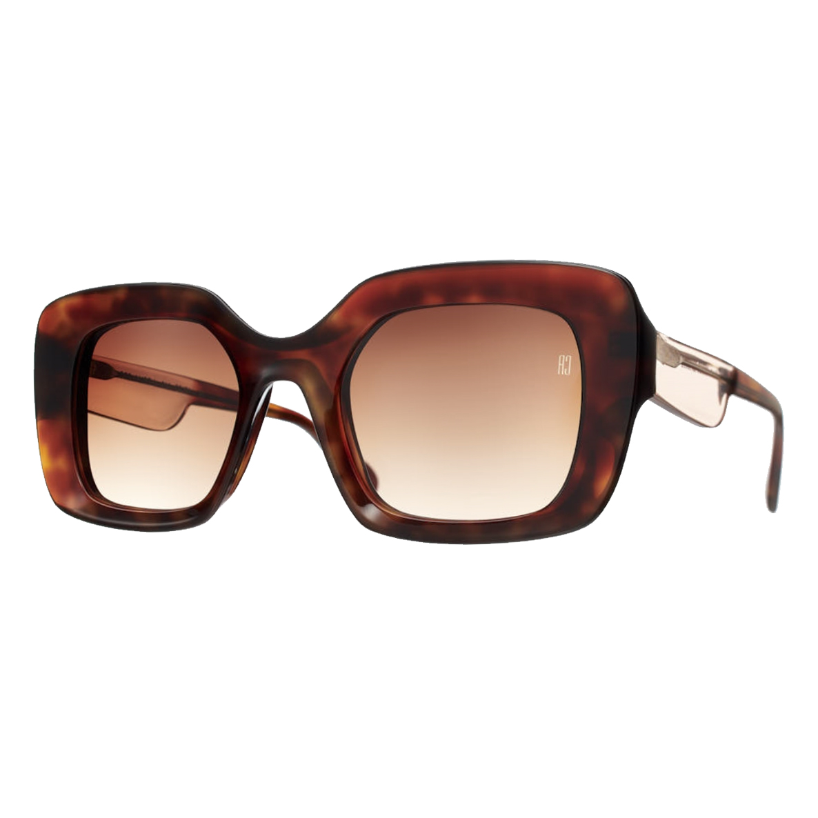 Caroline Abram Lesly zonnebril - Havana - optiek Lammerant