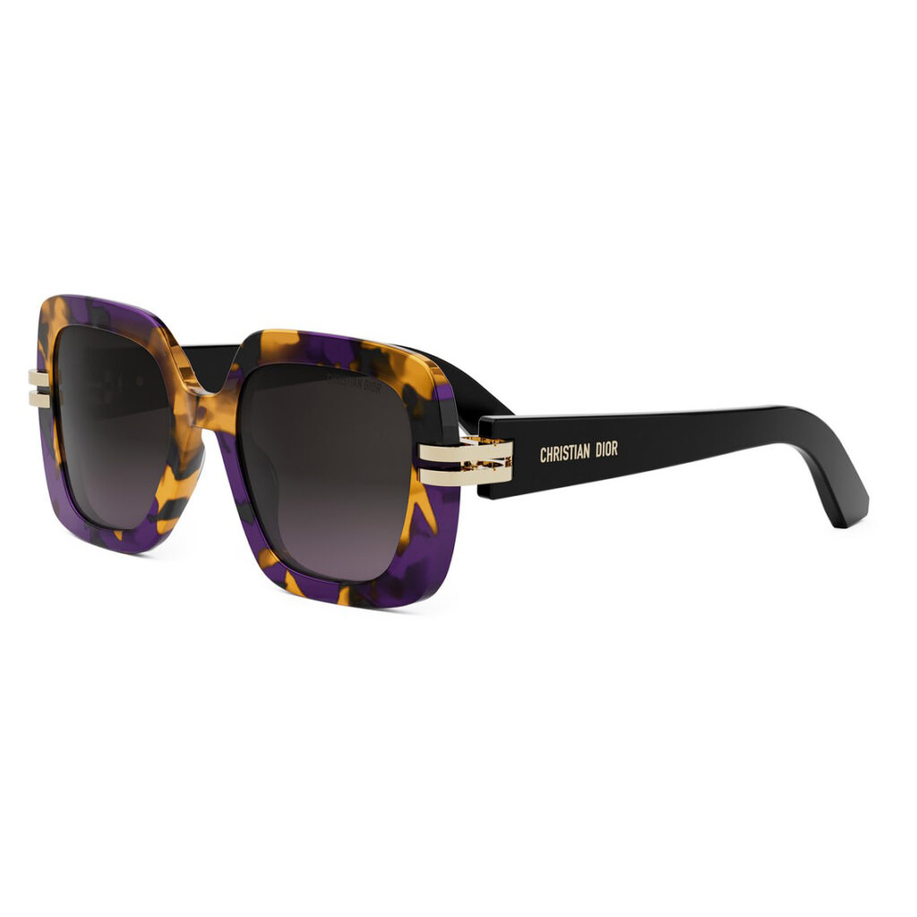 Dior CDior S2I zonnebril - Havana & purple - optiek Lammerant