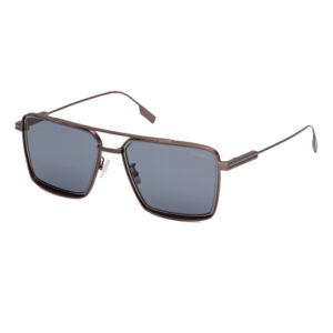 Zegna EZ0257 zonnebril - Matte dark bronze - optiek Lammerant