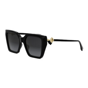 Fendi FE40161I zonnebril - Black - optiek Lammerant