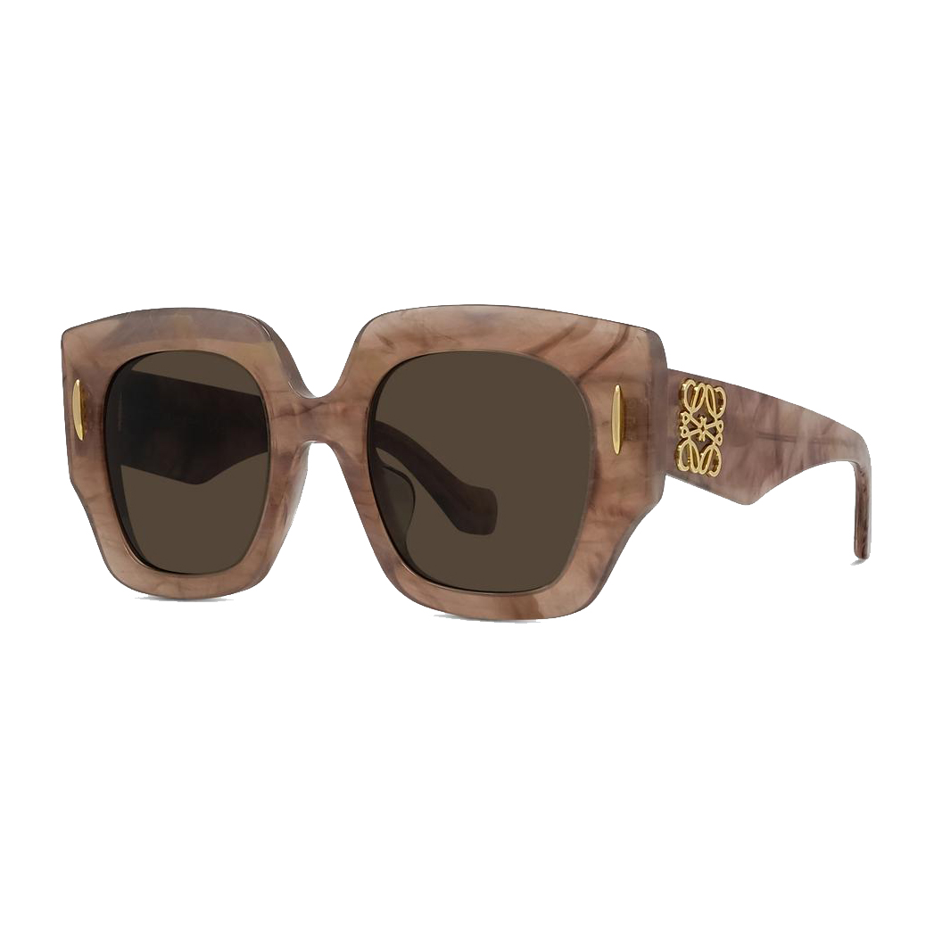 Loewe LW40129U zonnebril - Marble brown - optiek Lammerant