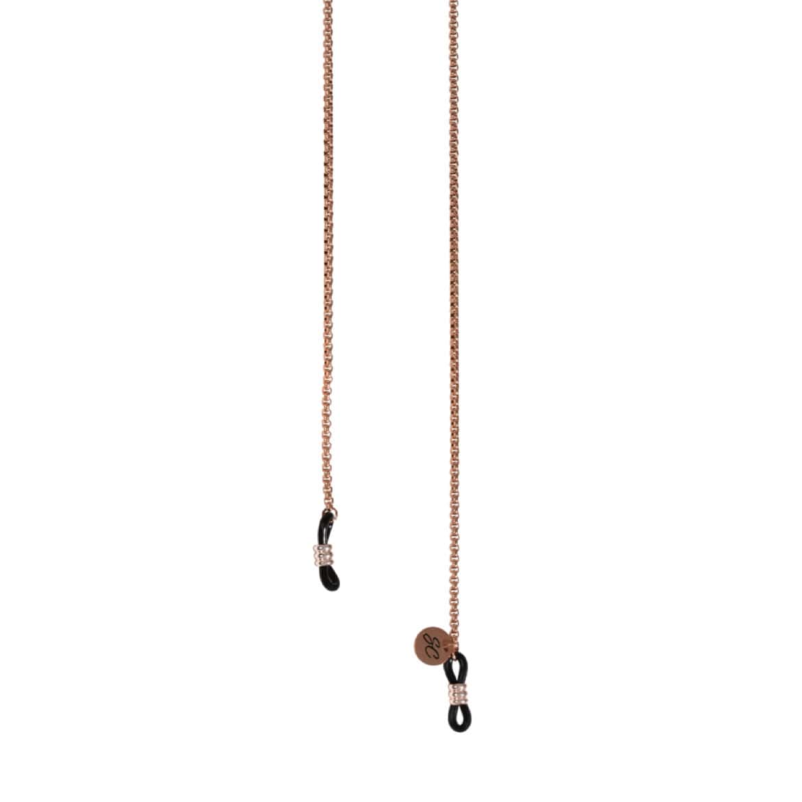 Sunny Cords Statement Piece brillenketting - Rose gold - optiek Lammerant