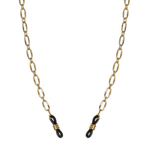 Lutece Clemence brillenketting - 24K gold - optiek Lammerant