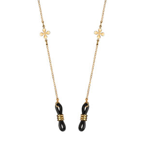 Lutece Colette brillenketting - 24K gold - optiek Lammerant